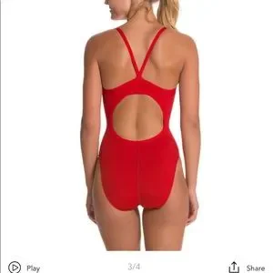 Speedo | Swim | Speedo Red One Piece Bathing Suit | Poshmark
